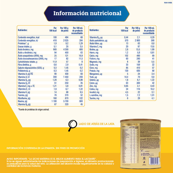 Fórmula Infantil Enfamil Premium Promental Etapa 1, 800g